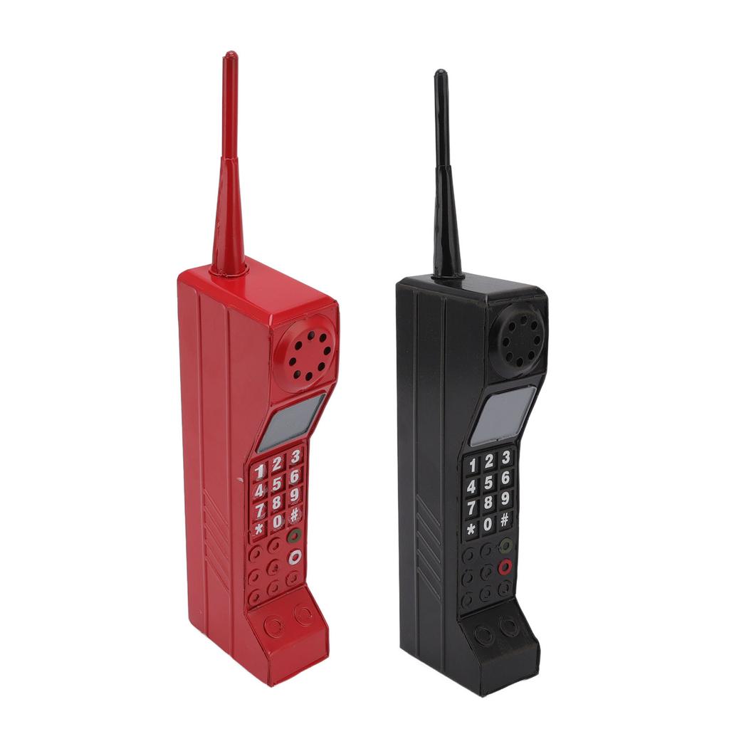 Retro cihlové ozdoby na mobilní telefony, staromódní model mobilního telefonu, odolný proti pádu, stálobarevný, živý retro pro rodinnou dekoraci