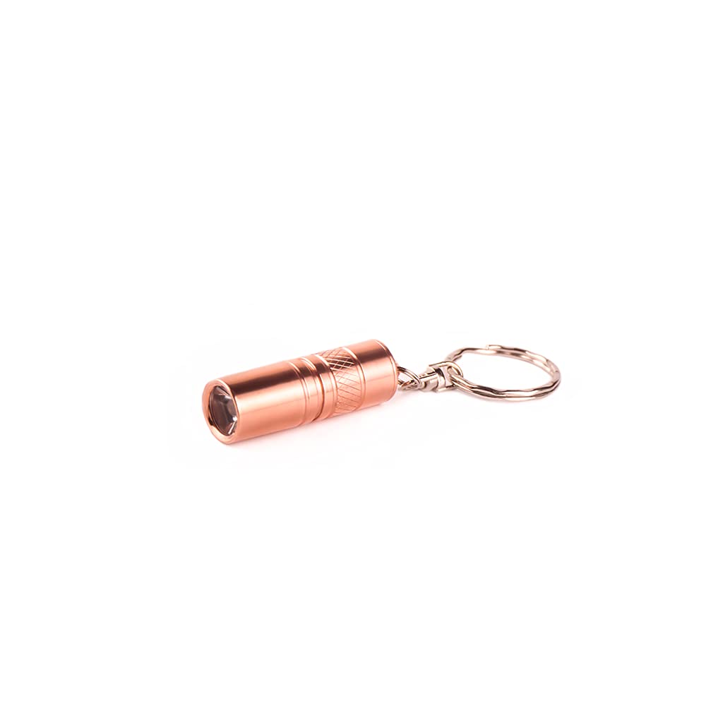 Brinyte M18 Keychain Light Copper Flashlight 110 Lumens IPX8 Waterproof