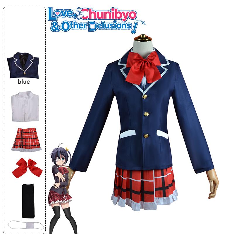 Other Lovechunibyo Delusions Takanashi Rikka Cosplay Costume Carnival Uniform