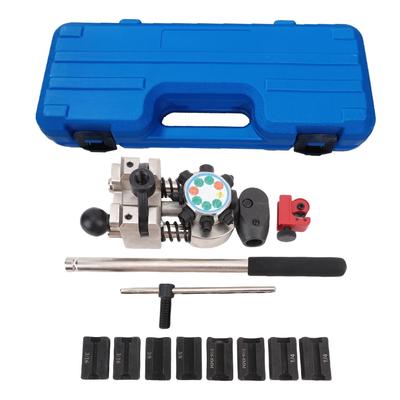 Professional Brake Line Flaring Tool Kit 45 Degree Single Bubble Double Flare Tool Set for 3 16in 1 4in 5 16in 3 8in