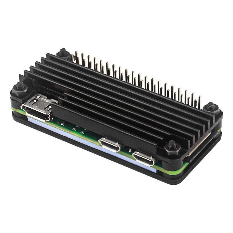 Raspberry Pi Zero 2W Aluminium Schutzgehäuse + Pin-Header & Schraubendreher