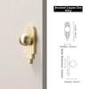 New Light Luxury Wardrobe Cabinet Handle Gold Modern Drawer Handle French Style Minimalist Bedside Table Handle
