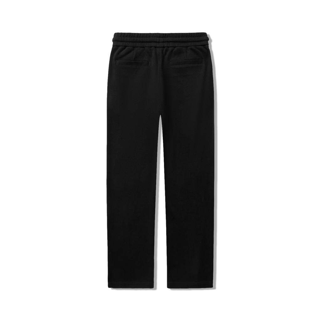 Li Ning Daily Prosperity Series Straight Loose Fit Casual Pants Women bottoms Black AKLU230-3