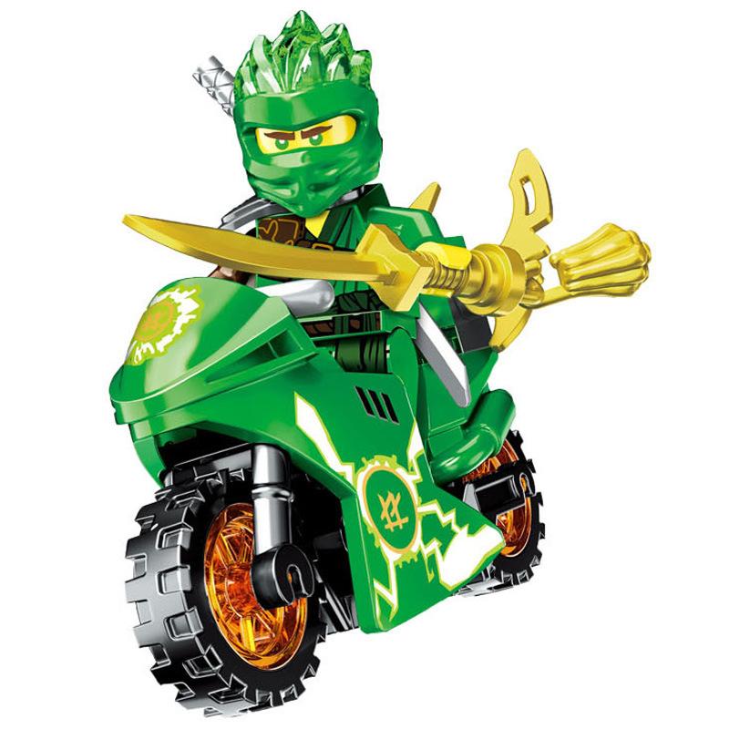 Big Sale!!! Ninja Turtles Michelangelo Donatello Leonardo Raphael With Pizzas Skate Model Action Figure Blocks Toys for Children