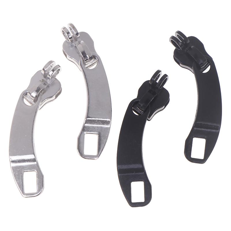 5 par 8# główka zamka z otworem na kłódkę do ubrań DIY, walizki, plecaka, ściągacz do zamka, zestaw naprawczy, materiał do szycia DIY