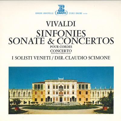 LP Record VIVALDI I SOLISTI VENETI CLAUDIO   Sinfonies Sonate  CONCERTOS ERA2082 ERATO Japan Classical Used