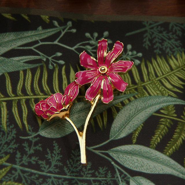 

Брошь «Лилия, тюльпан, космос», весенние цветы, растения, нежная женская свадебная булавка, брошь, подарок на выпускной