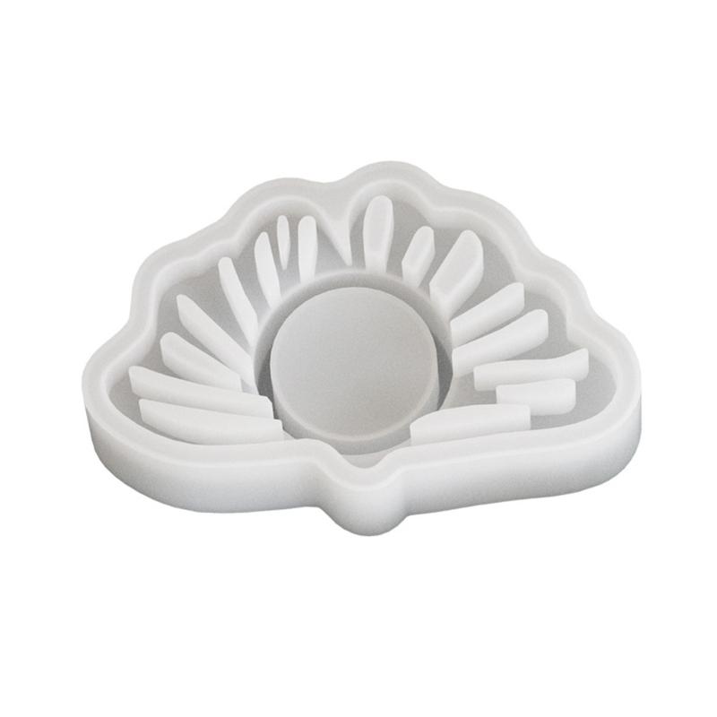 Creative Candle Stand Mold Candle Holder Mold Leaf Shape Candle Rack Mold Hand-Making Supplies Suitable for Candle Stand