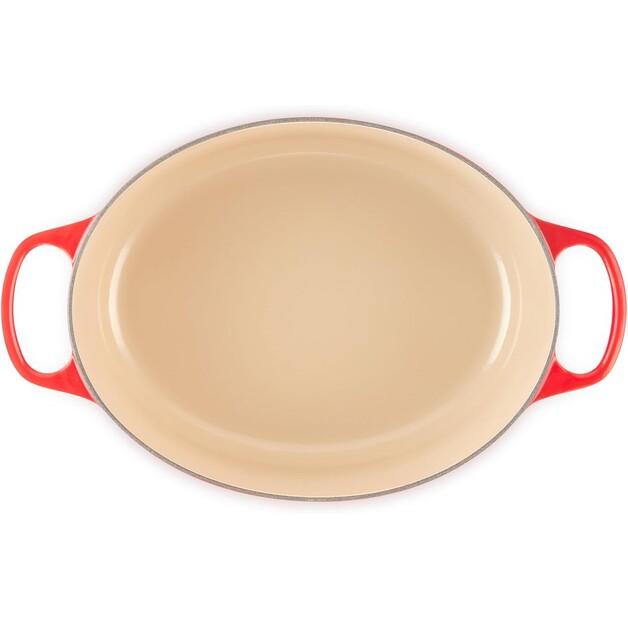 Cast Iron Roaster Le Creuset Signature Oval 31 Cm Cherry Red (21178310602430)