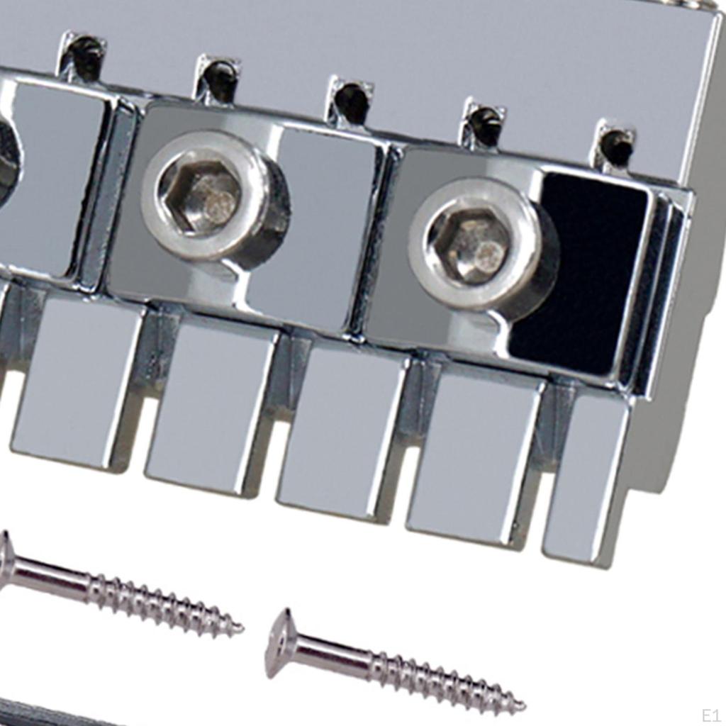 Headless Guitar String Locking Nut Accessories with Screw Replace Parts Music Instrument Multi