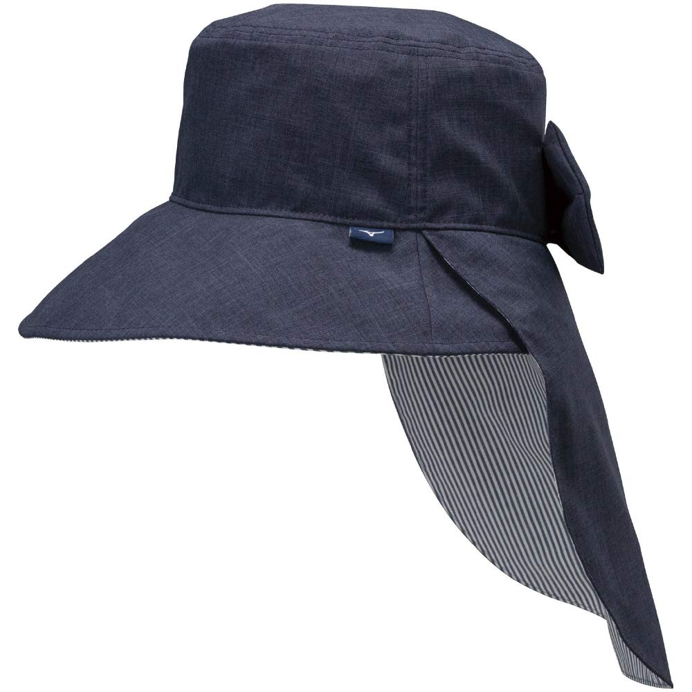 

Mizuno Солнцезащитный козырек UV темно-синий, один размер подходит всем, женская шляпа, защита, дезодорирующий, B2JW9223, платье,