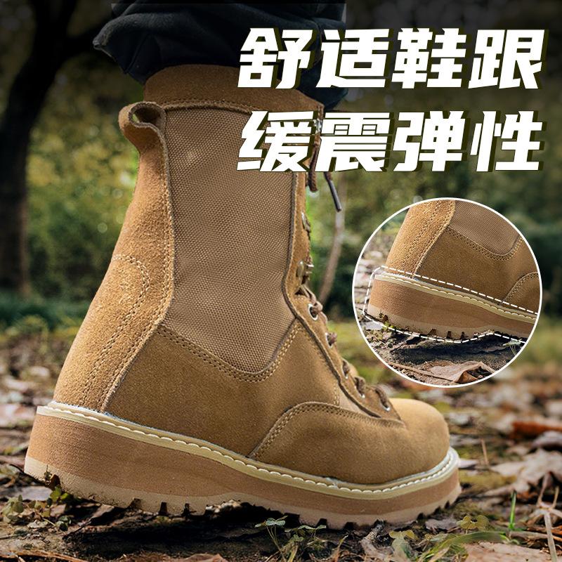 Combat Boots Hiking Training Boots Tactical Hiking Boots Autumn Outdoor Sharp Blade Ultra-light Martin Men's High-top Hiking Shoes