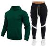 220g Solid Color Pullover Men's Women's Hoodie Sports Set Fleece Hooded Sweatshirt