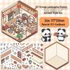3D Miniature Scene Collage Stickers: Cute Decompression Handbook Stickers