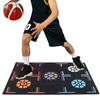 Basketbalová tréninková podložka na nášlapy Neklouzavá dribble Tiché sportovní pomocné podpěry 76 x 106,7 x 0,2 cm