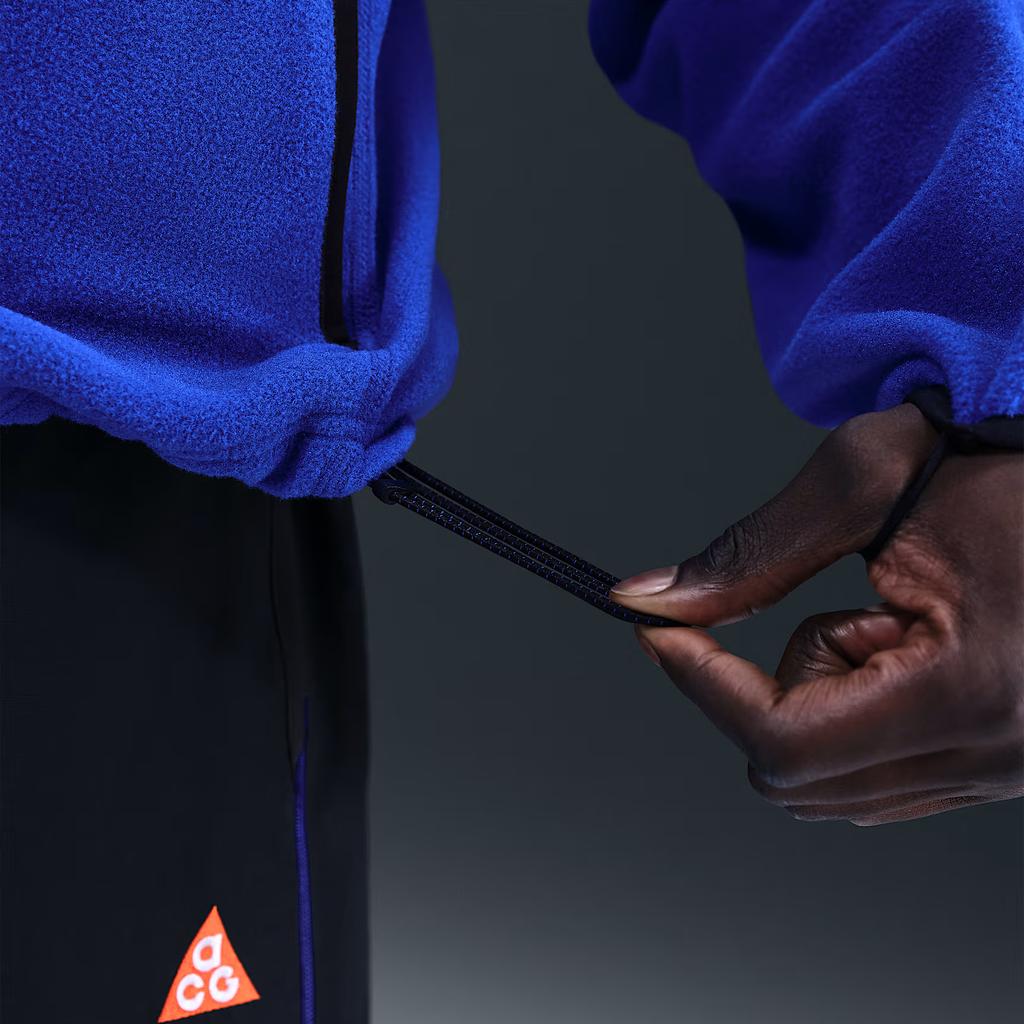 Nike × Inter Milan ACG Series Wolf Tree Plus SE Woven Hooded Zip Long Sleeve Fleece Jacket Men jackets IB3850-010