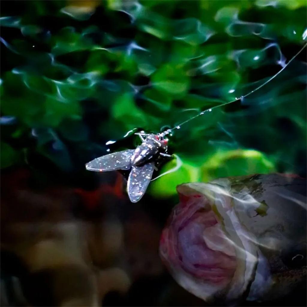 Underwater Biomimetic Fly, Fly Hook, Creek Mouth, Curved Mouth Fly Hook