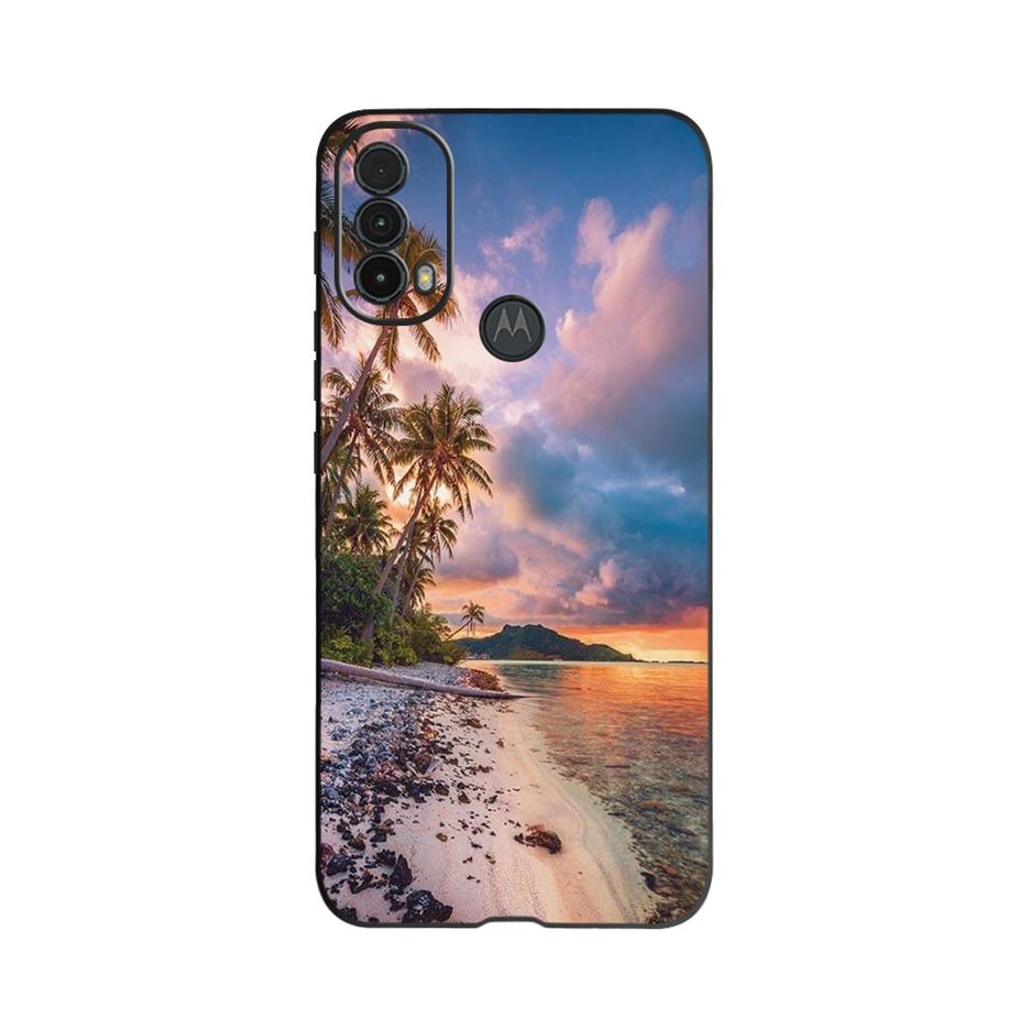 Cute Painted Cover For Motorola Moto E30 E40 Case Soft Silicone Fundas Phone Case For Motorola E30 Moto E40 E 30 40 Cover Bumper