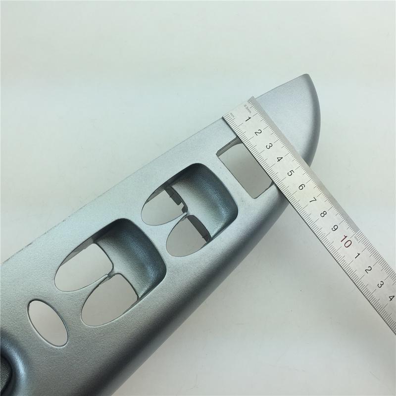 For Chery QQ3 Car Door Armrest Cover Accessories Electric Glass Lifter Switch Panel Silver