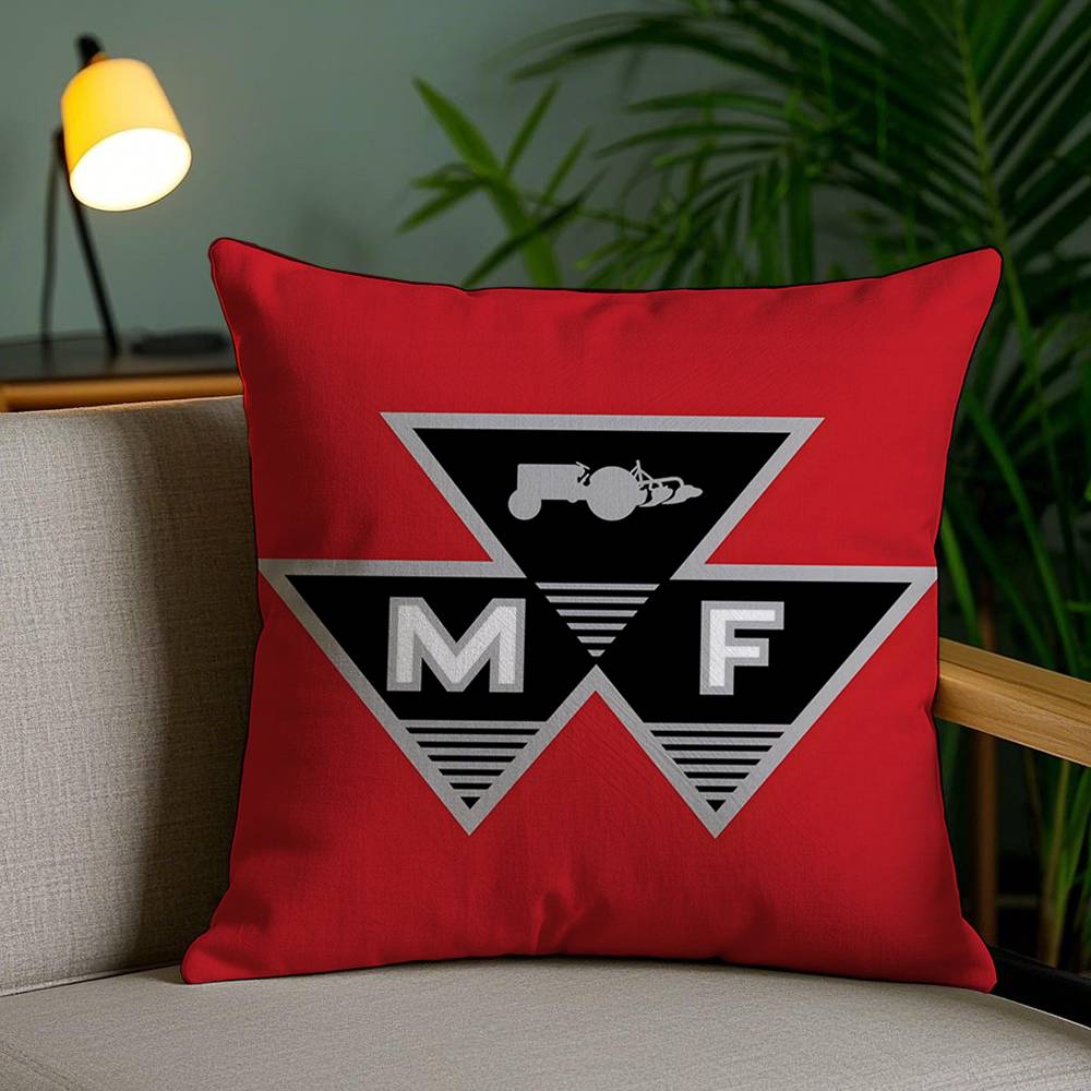 M-Massey F-FergusonS Pillow Case Sofa Short Plush Double-sided HD Printing Room Home Office Gift Cushion Cover
