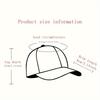 Tongue Print Retro Baseball Cap Fashionable Dad Hat Curved Brim Suitable for Outdoor Sports