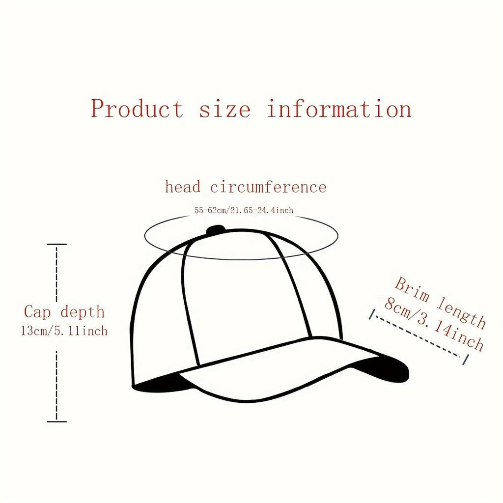 Tongue Print Retro Baseball Cap Fashionable Dad Hat Curved Brim Suitable for Outdoor Sports