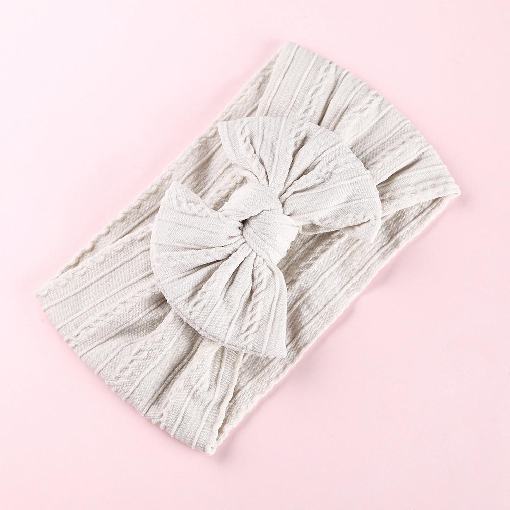 1 Pezzo Fascia per Testa Neonato per Bambine Lavorata a Maglia Elastica Turbante per Bambini Fiocchi per Bambini Morbido Nylon Cappelli per Bambini Accessori per Capelli 32 Colori