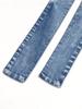 Women's Sleeveless A-Line Denim Dress with Lapel and Waist-Cinched Design