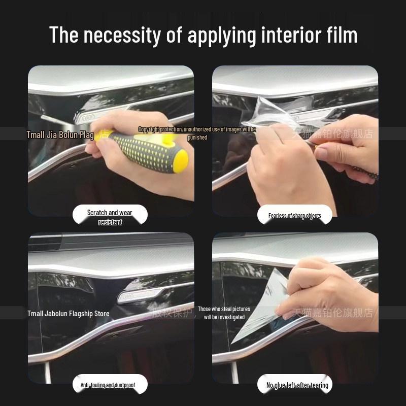 BMW New X3 RHD Interior Protective Film: Center Console & Navigation Screen Tempered Film.