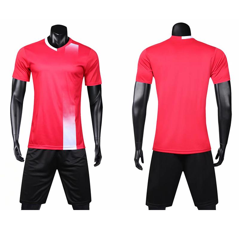Set Maglia da Calcio Rossa a Maniche Corte da Uomo Giallo Uniforme da Calcio per Adulti Uomo Verde Maglia da Calcio di Squadra