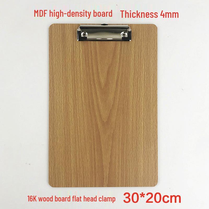 A4 Clipboard with Pen Holder, A5 Writing Pad, A3 Wooden Menu Holder, Cardboard Stationery Board