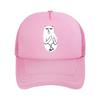 Cat with Devil Horns Meme Fashion Mesh Baseball Cap Breathable Casual  Hats Outdoor For Unisexs And Womens
