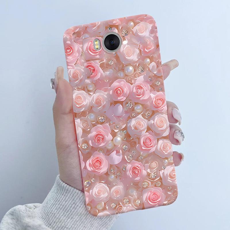For Huawei Y5 2017 Y6 2017 Phone Case Butterfly Flower Girl New Design Soft Silicone TPU Back Housing for MYA-L22 MYA-U29 Covers