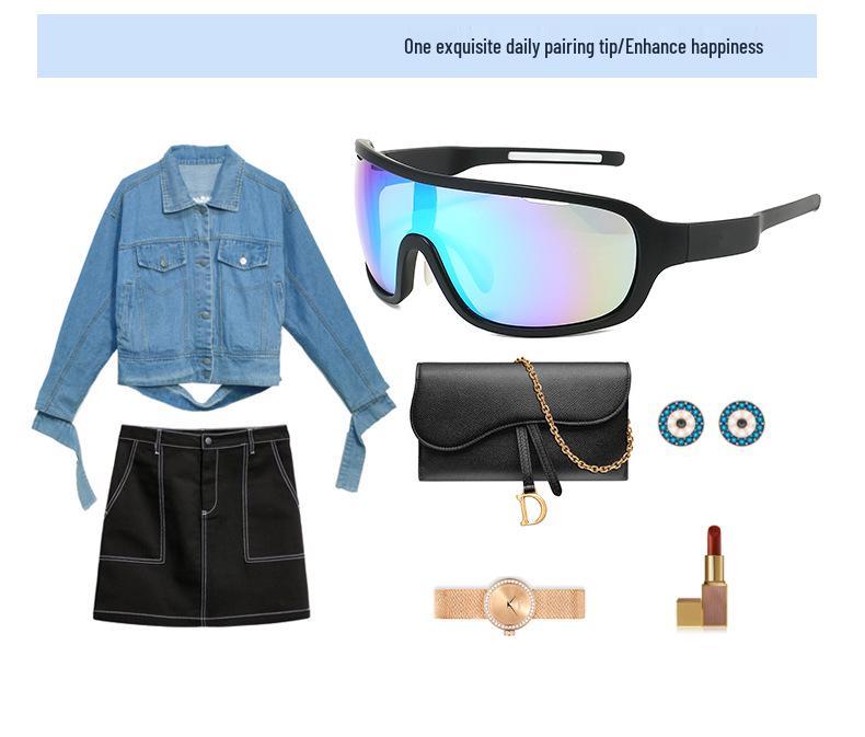 2024 Men's European & American Fashion Sports Cycling Sunglasses