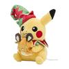 Pokémon Center Original Plush Toy Pikachu & Dedenne, Pokémon Christmas Toy Factory, One Size, 22.5 x 19 x 14 cm (H x W x D)