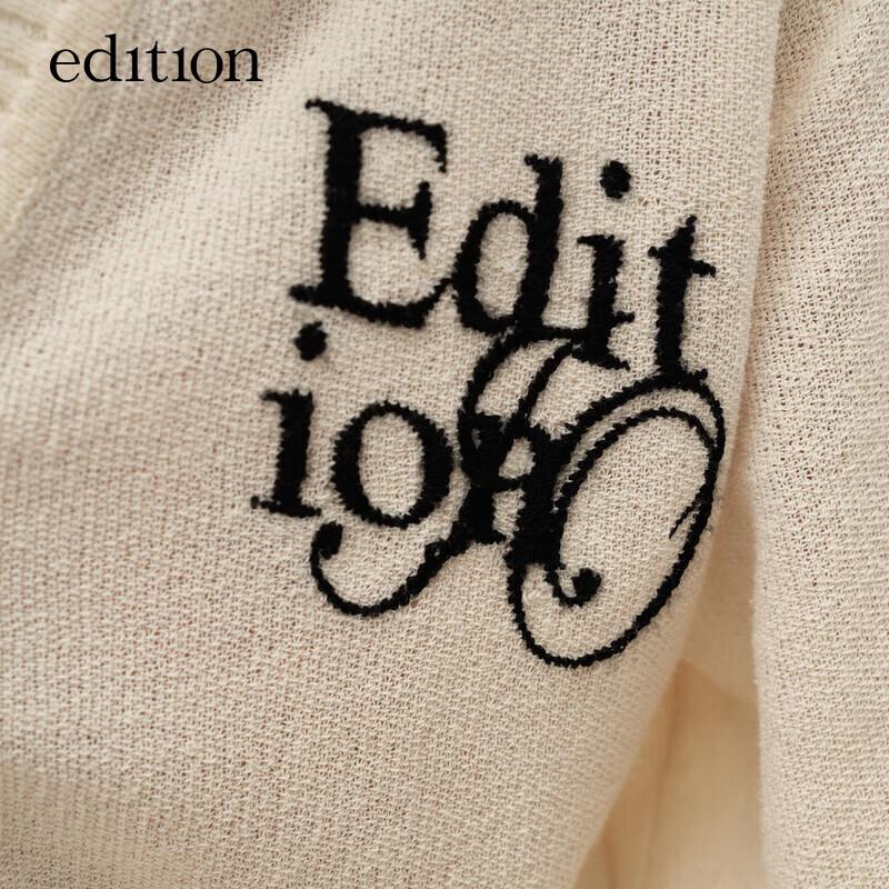 Edition Women's V-Neck Long-Staple Cotton Knitted Cardigan