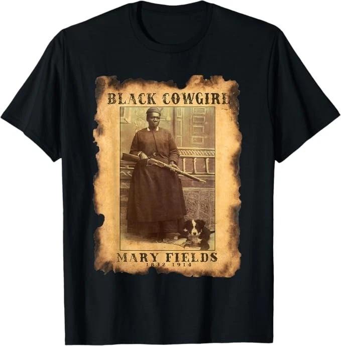 Unisex Adult Casual Graphic Cowgirl Mary Fields African American We... XXXXL