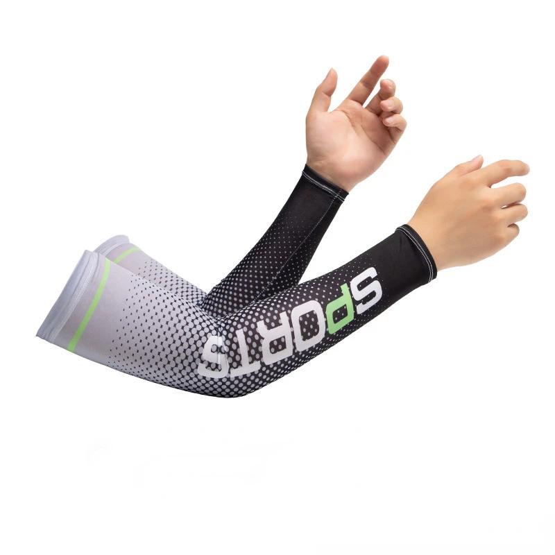 Neu Ice Silk Sleeve Sonnenschutzmanschette UV-Sonnenschutz Armstulpen Anti-Rutsch Männer Frauen Lange Handschuhe Außen Cool Sport Radfahren