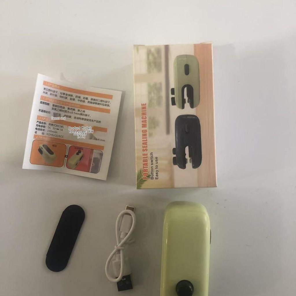 CE-Certified Handheld Mini Plastic Bag Sealer for Home Snacks