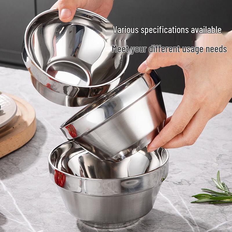 Abay 304 Stainless Steel Gemstone Bowl