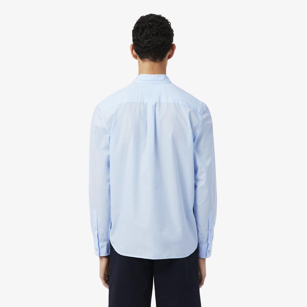 Lacoste Men's Light Poplin Long-Sleeve Shirt CH6250-56GT01