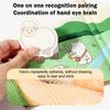 Baby Early Education Cloth Book 3D Touch Interactive Book Anti-Tear Toy Book Montessori Sensory Toys 0-6 Months Babies