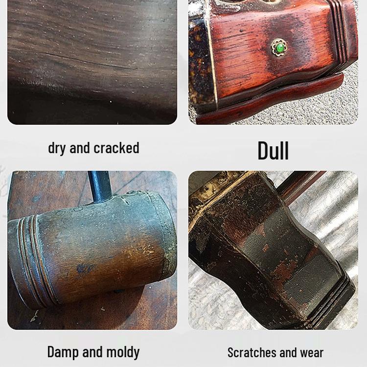 Erhu Maintenance Cream & Oil: Enhance Shine, Prevent Cracking, Protect Skin - Essential Musical Instrument Care.