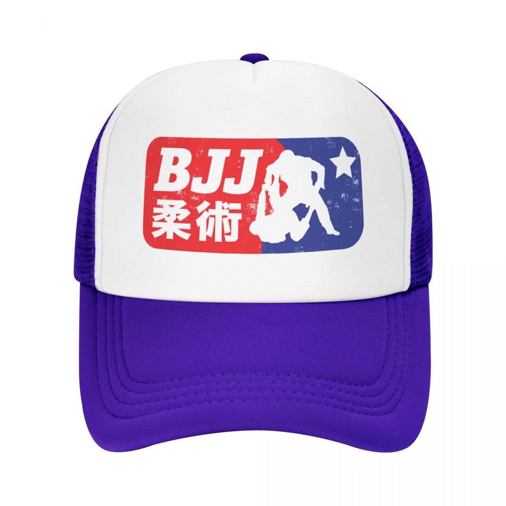 Punk Unisex Retro BJJ Brazilian Jiu Jitsu Trucker Hat Adult Adjustable Baseball Cap Women Unisex Sun Protection Snapback Caps
