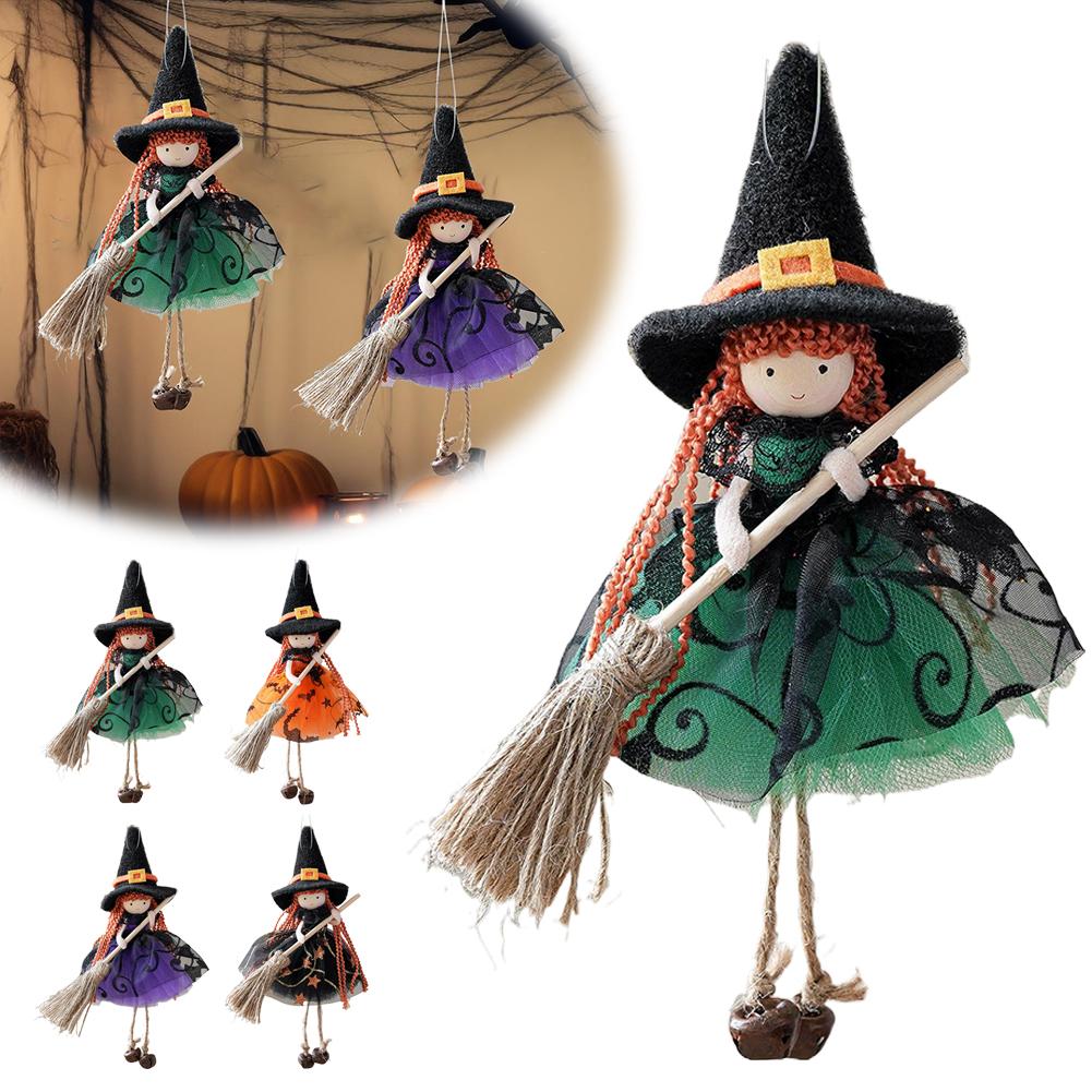 1/4PCS Halloween Decoration Home Decor Pumpkin Ghost Witch Hanging Pendant Halloween Creative Party Christmas Tree Decoration