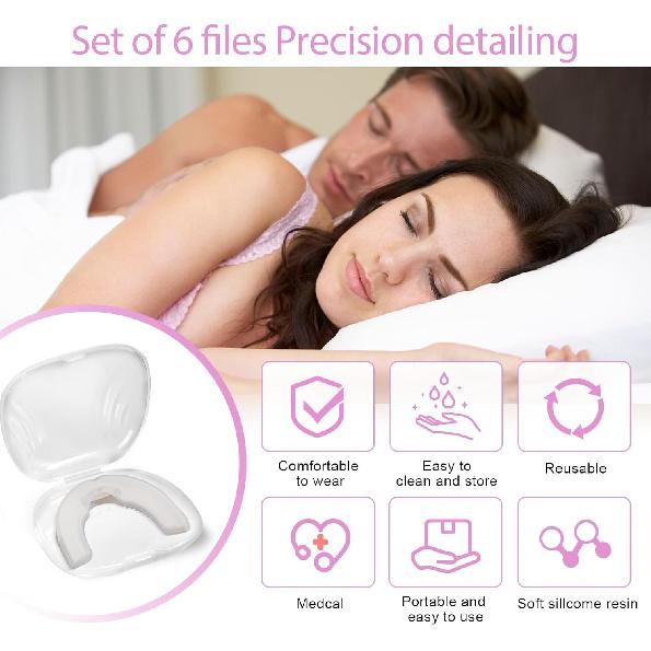 Anti-Snore Mouthguard - Anti-Snoring Device, Anti-Snoring Mouthpiece Reduce Snoring, Do Not Disturb Others to Rest and Rest Easily and Quietly All
