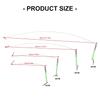 Pack of 10 Balance Hook Divider Fishing Gear Glow Tube Fishing Balance Connector 15/20/30/40cm Feeder Tube Sleeves