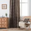 Living Room Bedroom Curtains Black Jacquard Flower Fringe Curtain Finished Kitchen Valance Bay Window Semi-shading Decoration