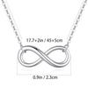 18K Gold-Plated Stainless Steel Infinity Necklace