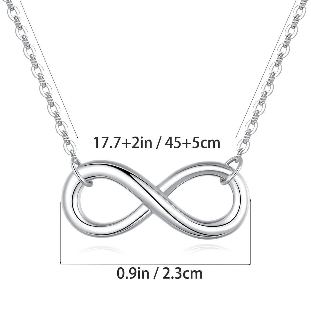 18K Gold-Plated Stainless Steel Infinity Necklace
